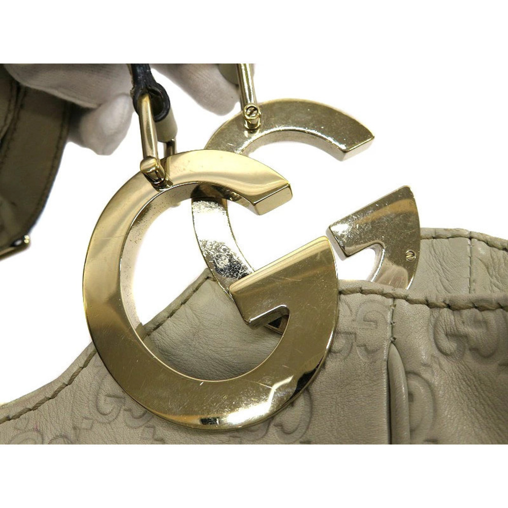GUCCI Tote Bag GG Canvas White - Picture 9 of 10